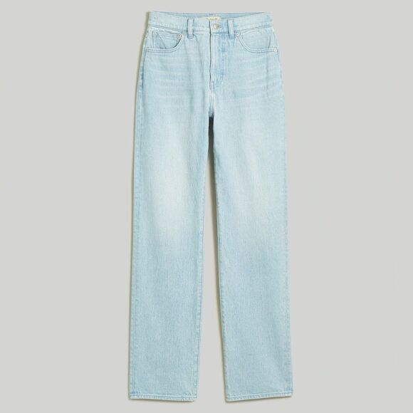 Madewell The '90s Straight Jeans in Ward Wash Size 27 High Rise - Picture 6 of 15